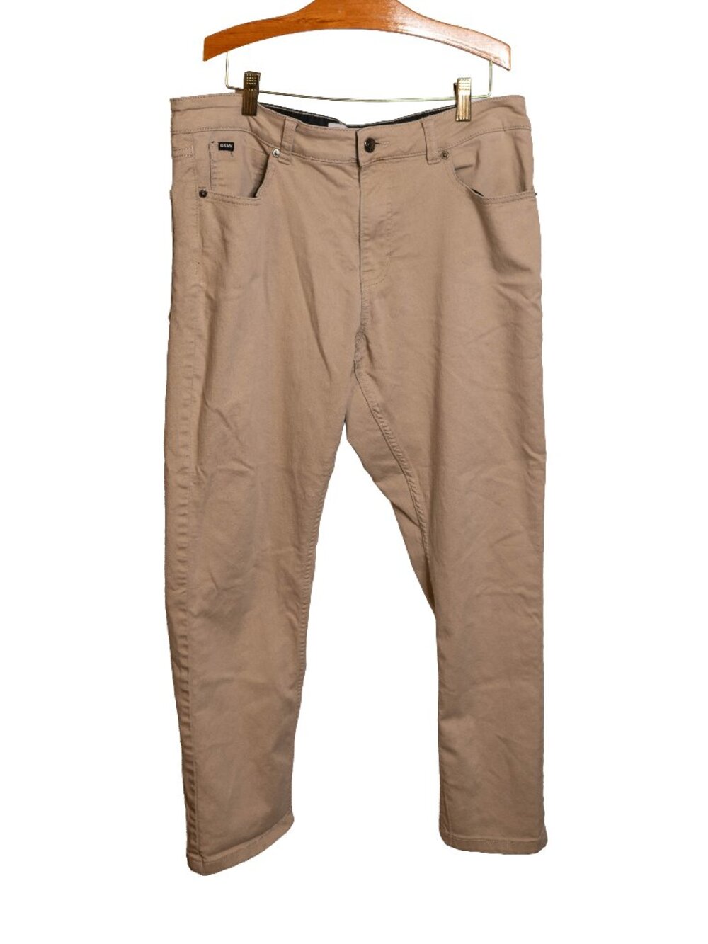 DKNY Men's Beige Khaki Pants - Size 34x30
